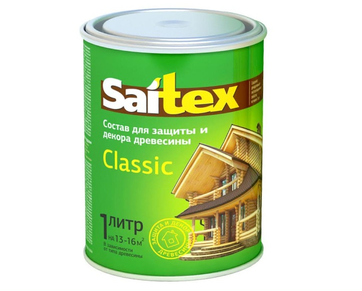 Пропитка для защиты и декора древесины Saitex