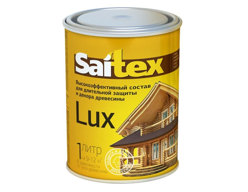 Пропитка для защиты и декора древесины Saitex Lux
