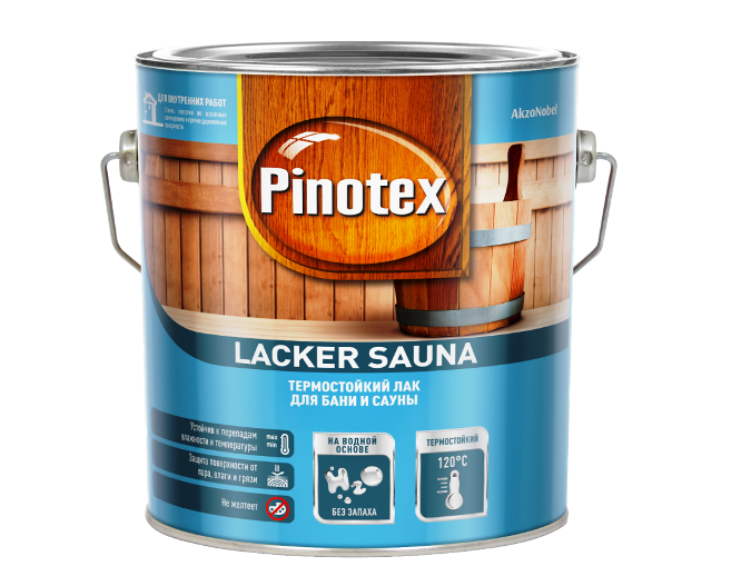PINOTEX LACKER SAUNA (Пинотекс лак для бани и сауны)